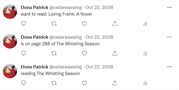 Cedarwaxwing is on page 96 of The Gun Seller from GoodReads