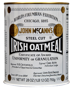 McCann's Steel-cut Irish Oatmeal
