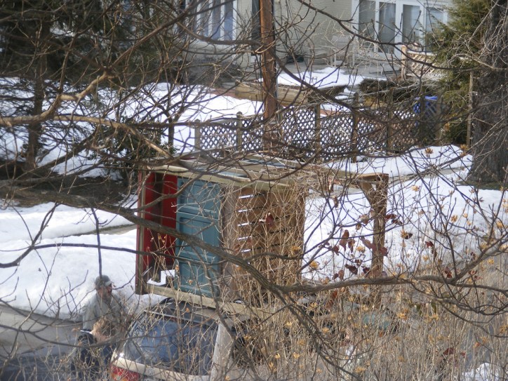 Loading up the tower