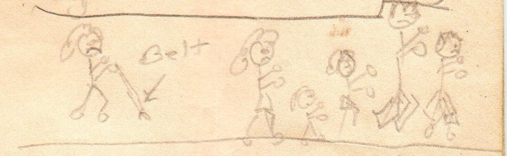 Running after the kids with a belt