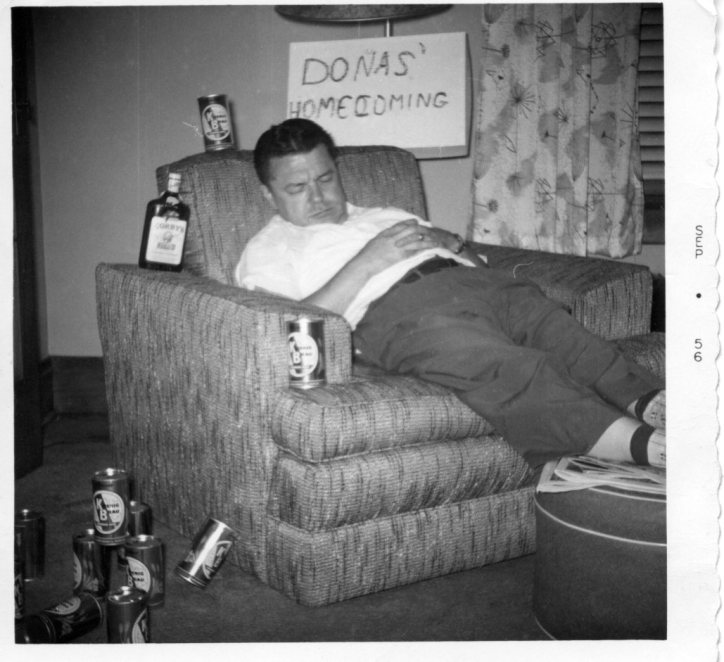 Uncle Don waiting for Dona