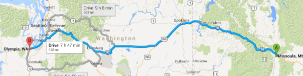 Missoula to Olympia