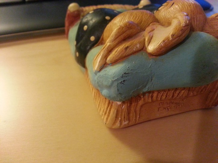 Pillow damage -- repaired