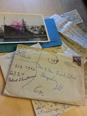 Pile of letters from Dad