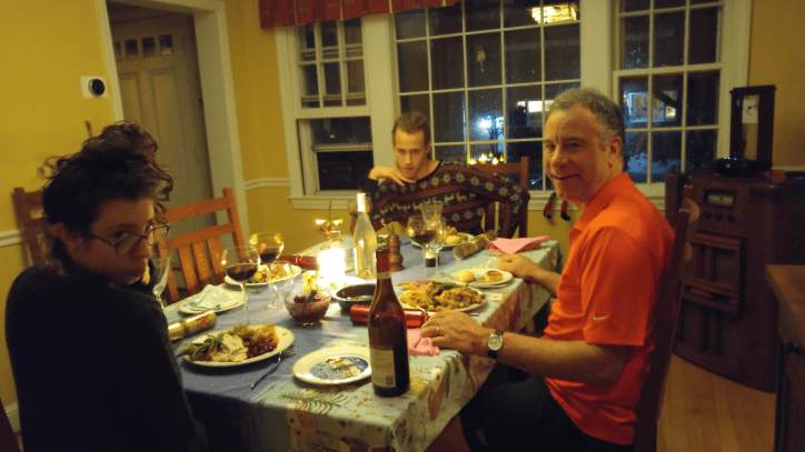 Wine and Christmas Crackers