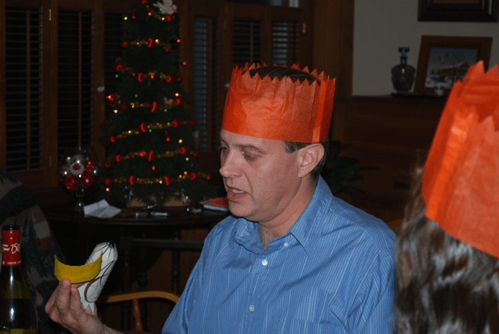 Kevin with a silly hat