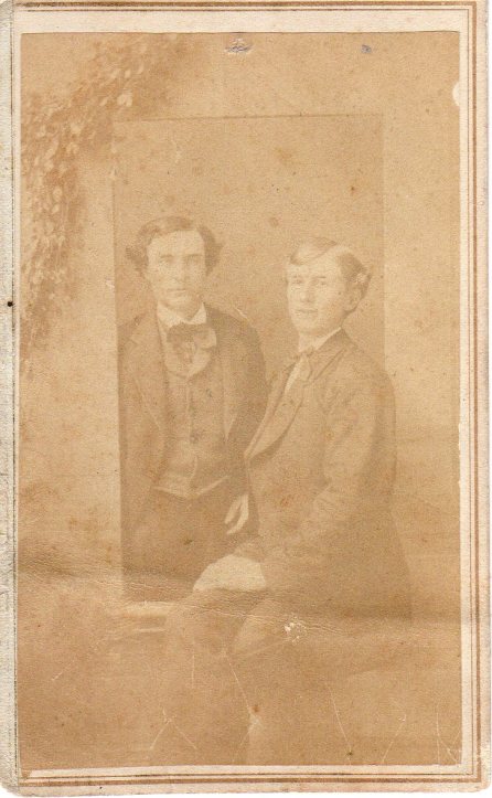 Two men -- original scan